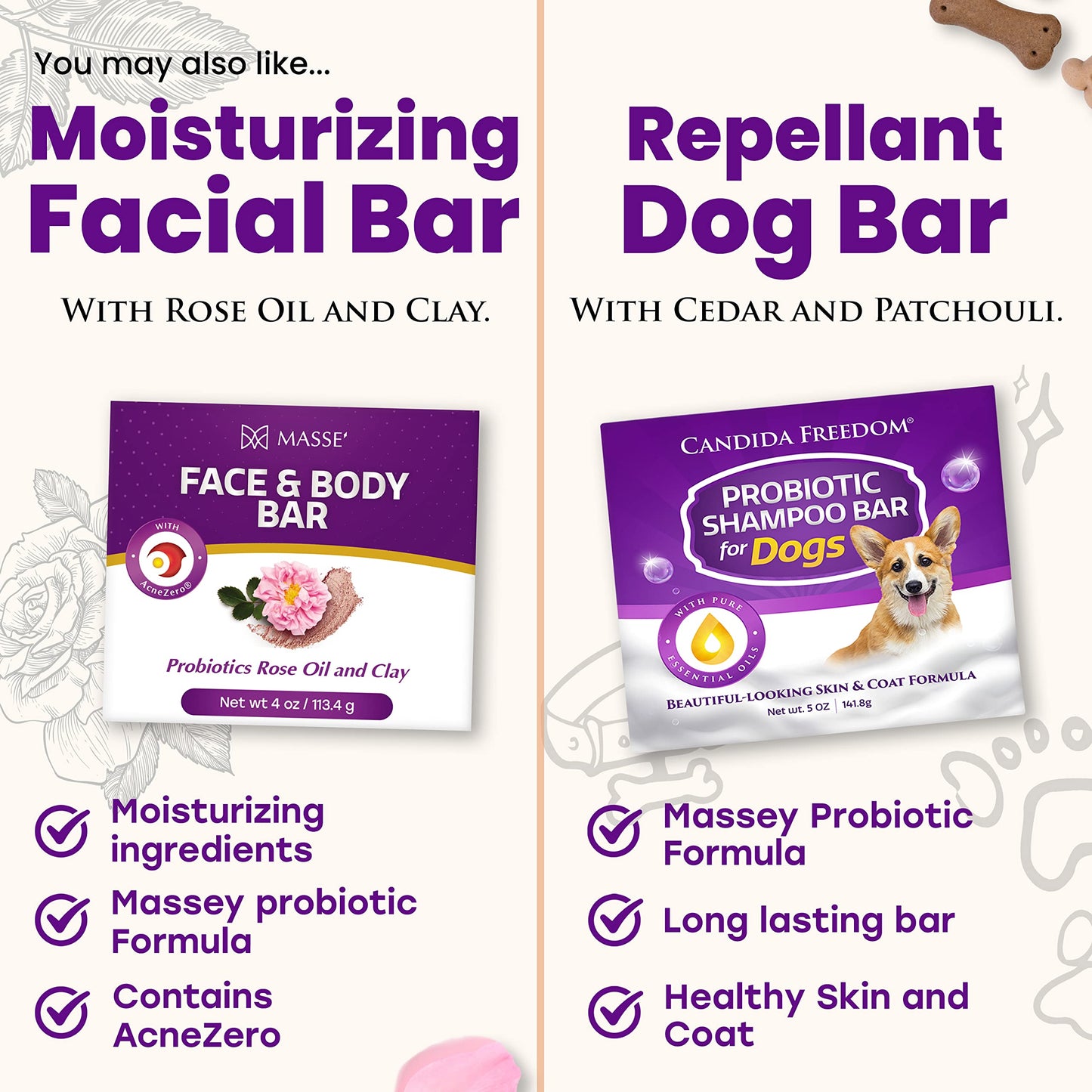 Candida Freedom Probiotic Soap - Original Lemon Formula - Probiotic Skincare - Powerful Microbiome Support with the Candida Freedom® Bacillus, Antioxidant and Herbal Formula - Sensitive Skin Soap - Supports Acne-Prone Skin - Encourages Scalp Health